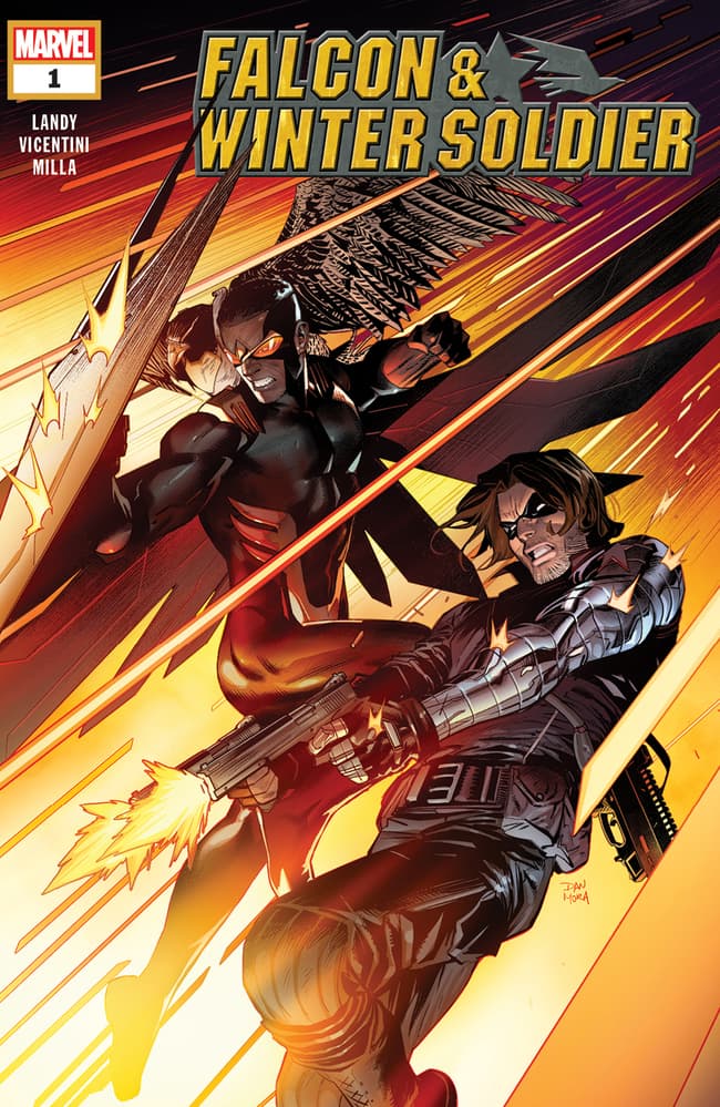 FALCON/WINTER SOLDIER #1 cover by Dan Mora