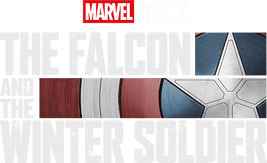 The Falcon and The Winter Soldier TV Show Season 1 Logo On Black