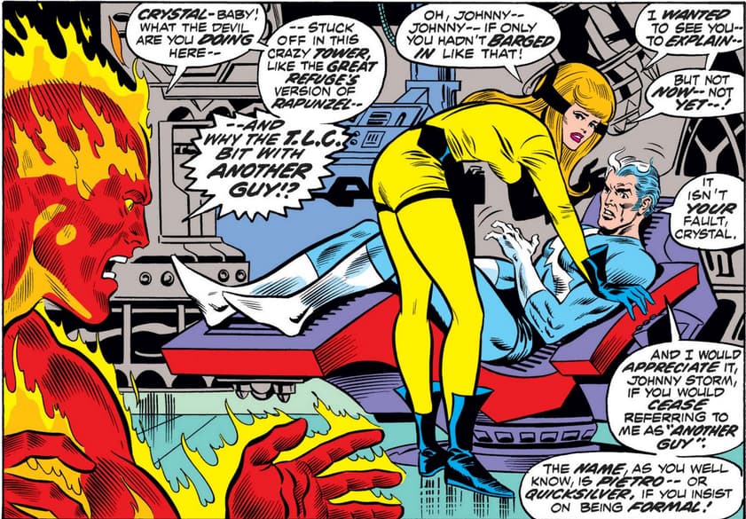 Johnny Storm not handling things well