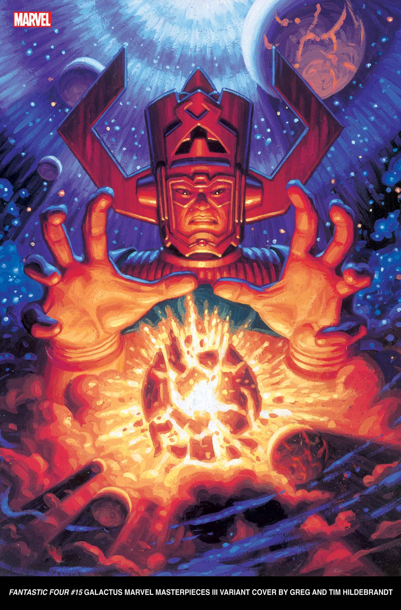 FANTASTIC FOUR #15 Galactus Marvel Masterpieces III Variant Cover by Greg & Tim Hildebrandt