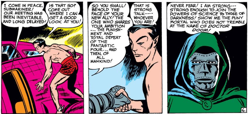 Namor meets Doctor Doom