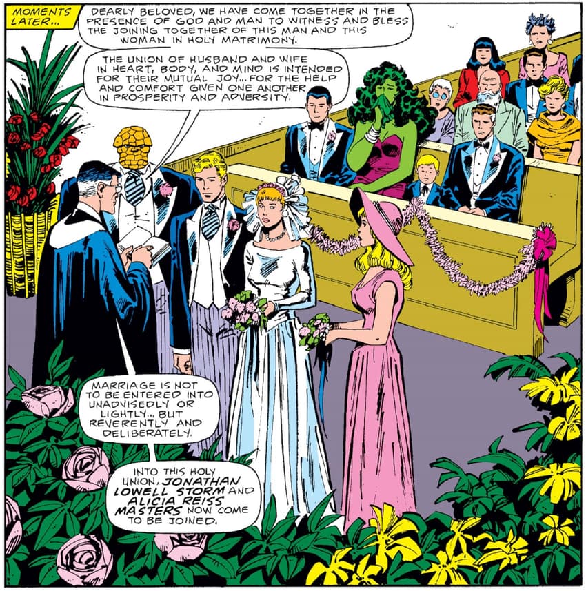 FANTASTIC FOUR (1961) #300: The one where Johnny Storm marries a Skrull.