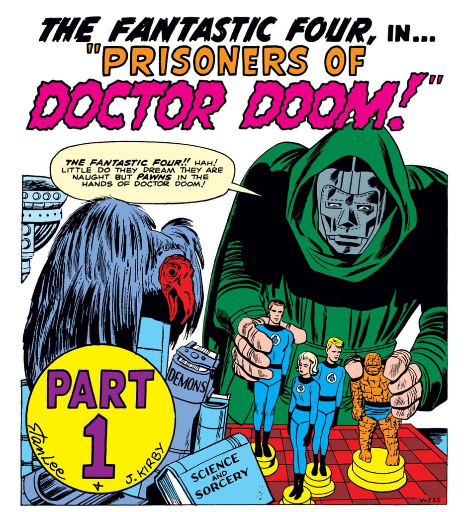 The first appearance of Doctor Doom!