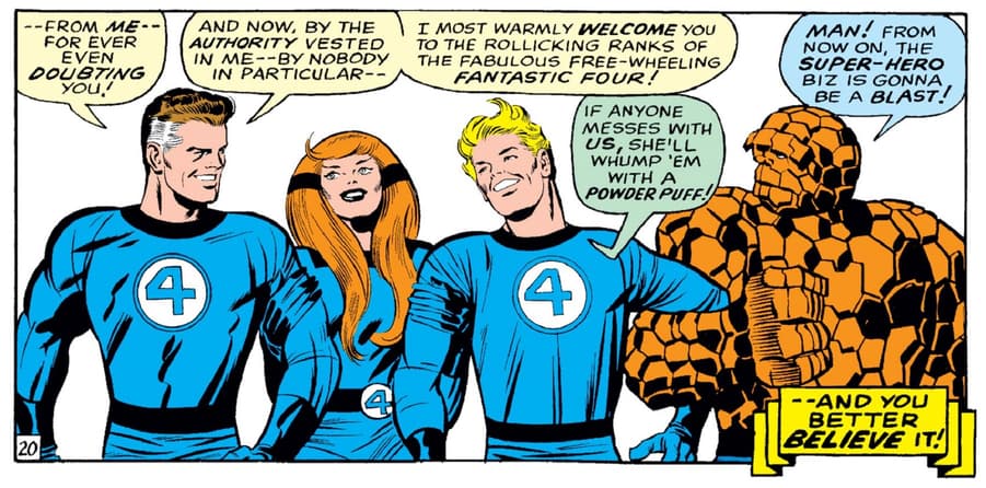 Crystal joins the “rollicking ranks” in FANTASTIC FOUR (1961) #81.