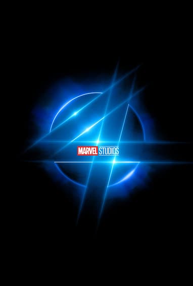 Marvel Studios Fantastic Four Movie Logo on Black