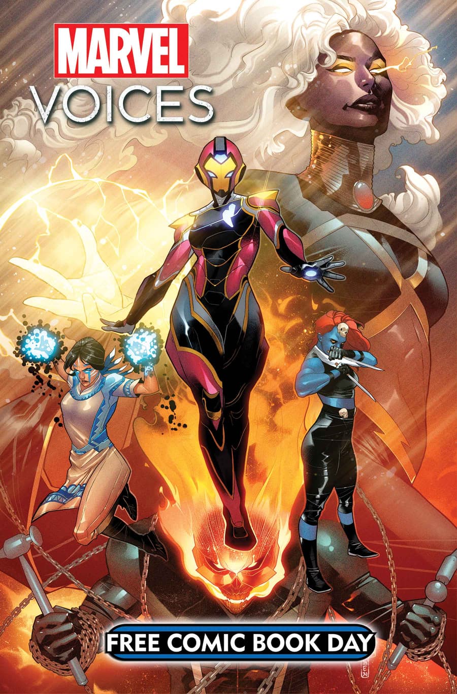 FREE COMIC BOOK DAY 2025: IRONHEART/MARVEL'S VOICES #1 Cover