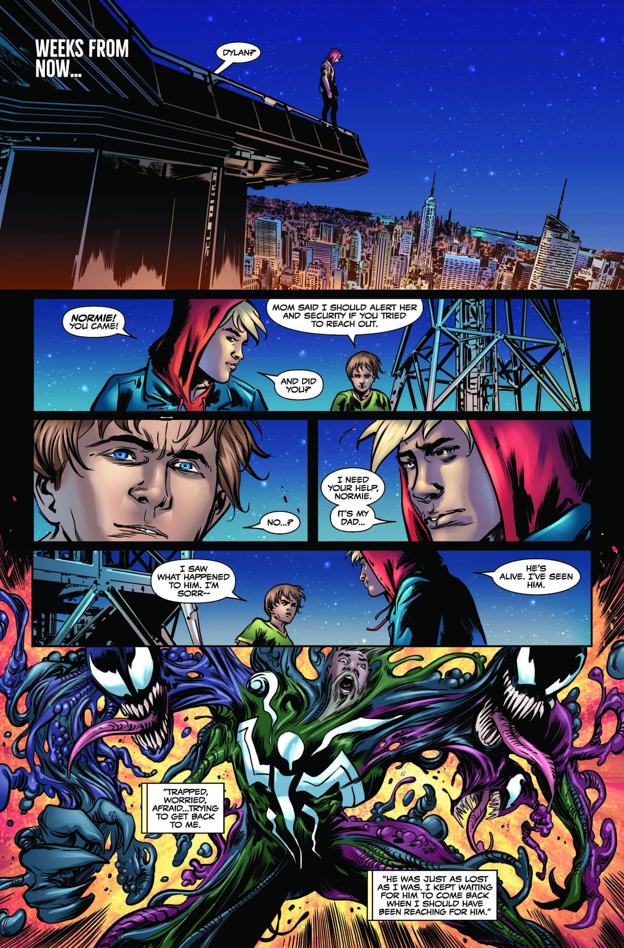 FREE COMIC BOOK DAY: SPIDER-MAN/VENOM #1 interior artwork by Stefano Raffaele