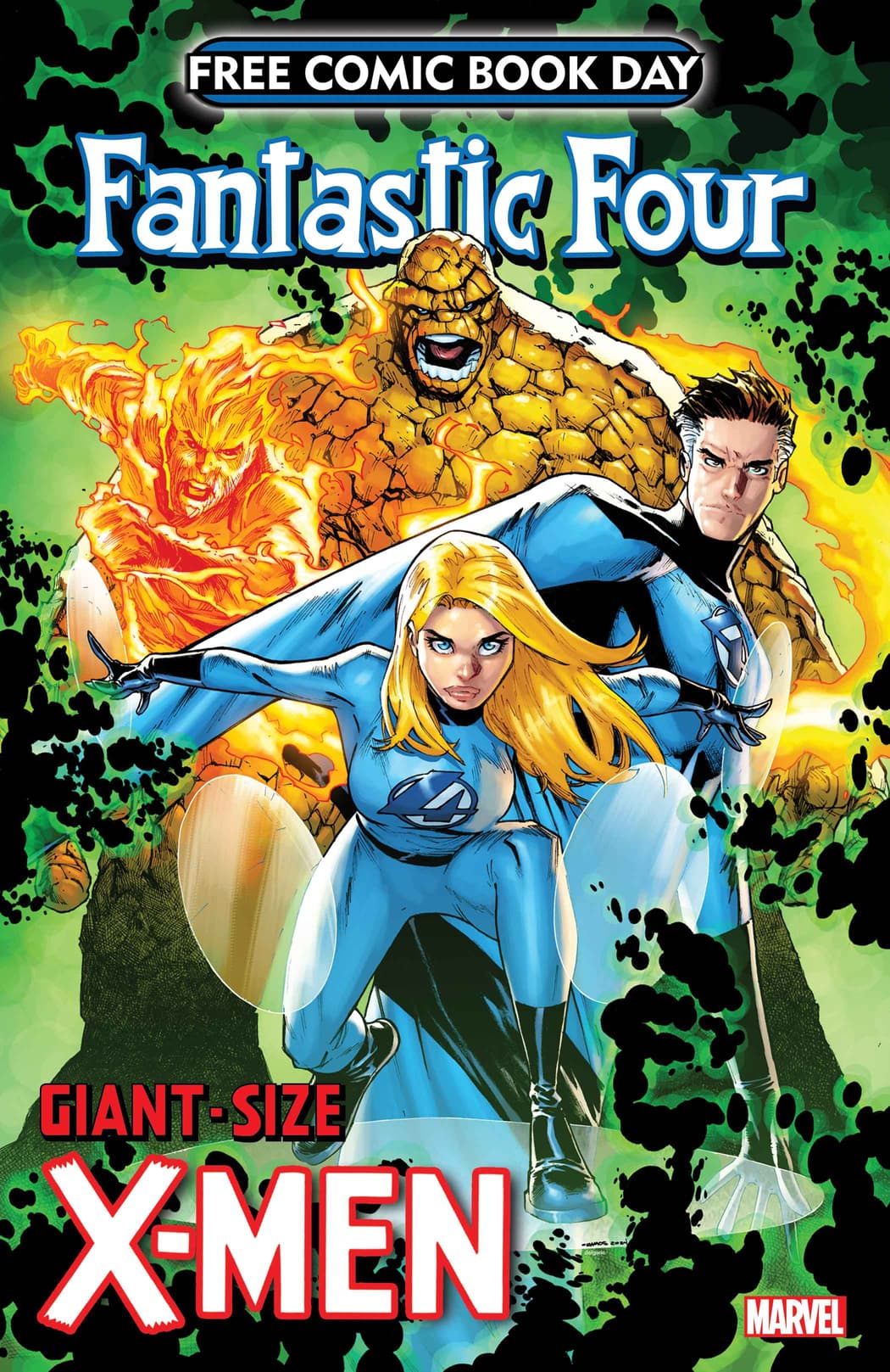 FREE COMIC BOOK DAY 2025: FANTASTIC FOUR/GIANT-SIZE X-MEN #1 Cover by Humberto Ramos