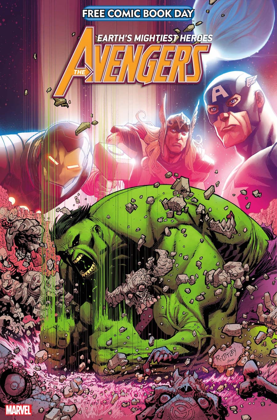 FREE COMIC BOOK DAY 2021: AVENGERS/HULK cover by Ryan Ottley 