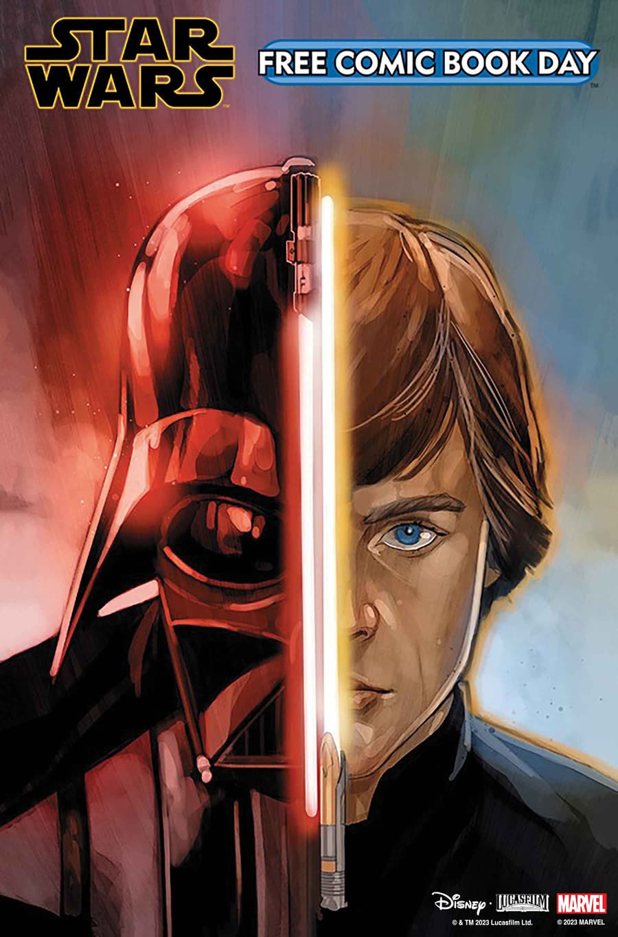 FREE COMIC BOOK DAY 2024: STAR WARS/DARTH VADER #1 cover by Phil Noto