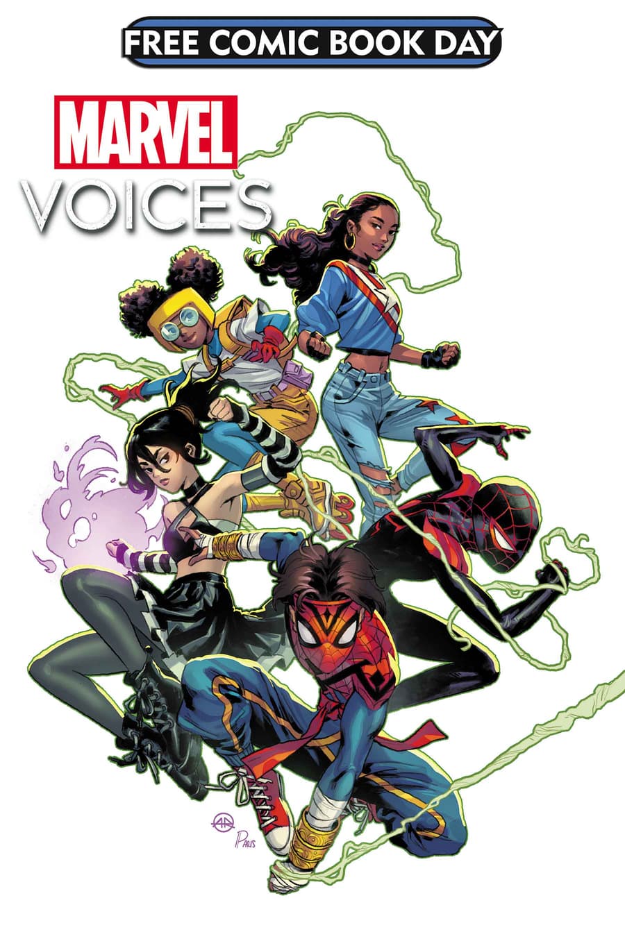 FREE COMIC BOOK DAY 2024: MARVEL’S VOICES #1 cover by Anand Ramcheron