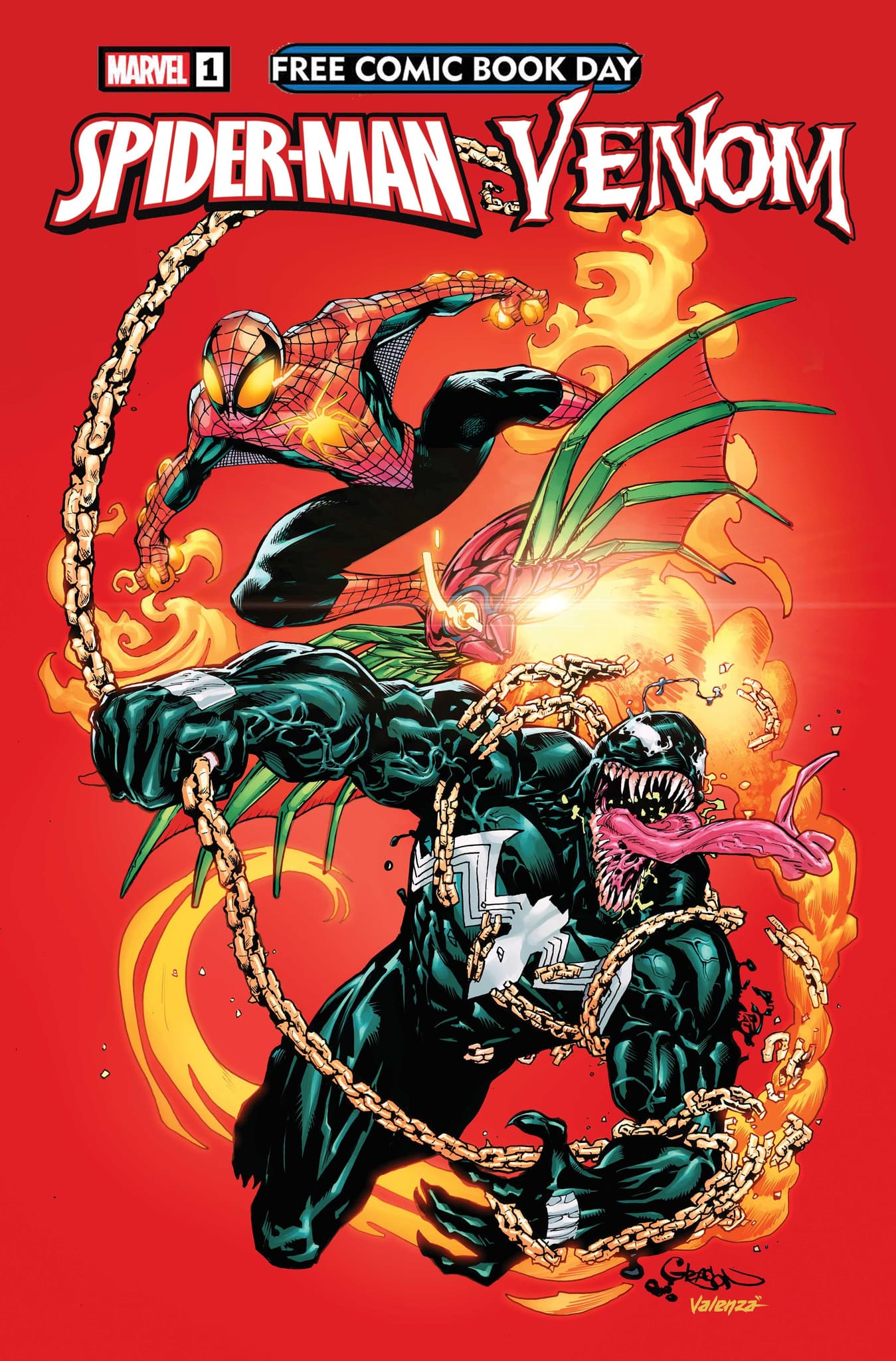 FREE COMIC BOOK DAY 2023: SPIDER-MAN/VENOM #1 cover by Patrick Gleason