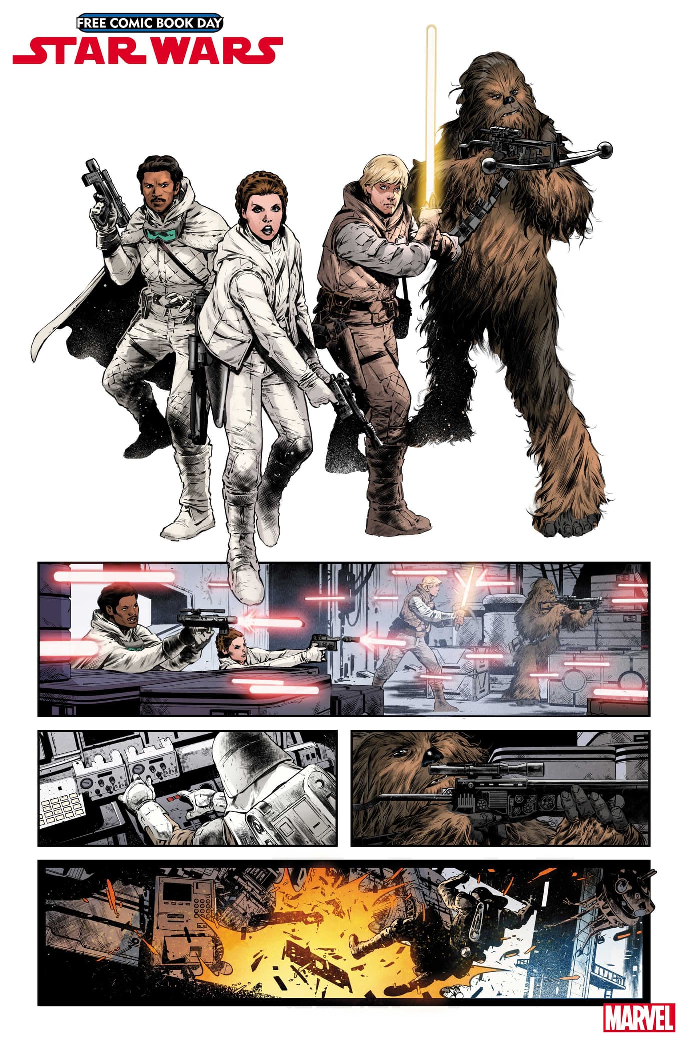 FREE COMIC BOOK DAY 2024: STAR WARS/DARTH VADER #1 interior artwork by Ibraim Roberson