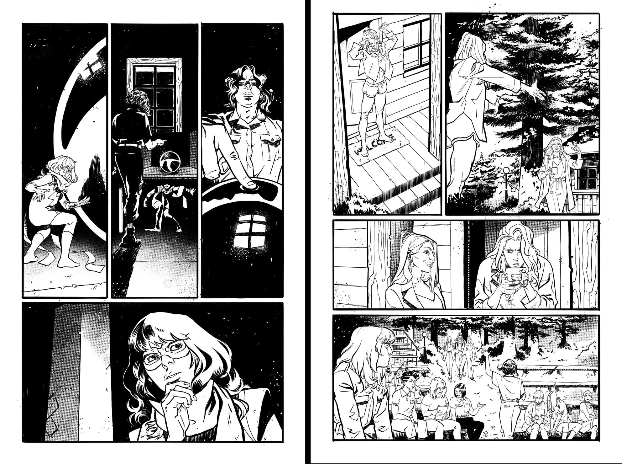 Fearless #3 inks by Claire Roe