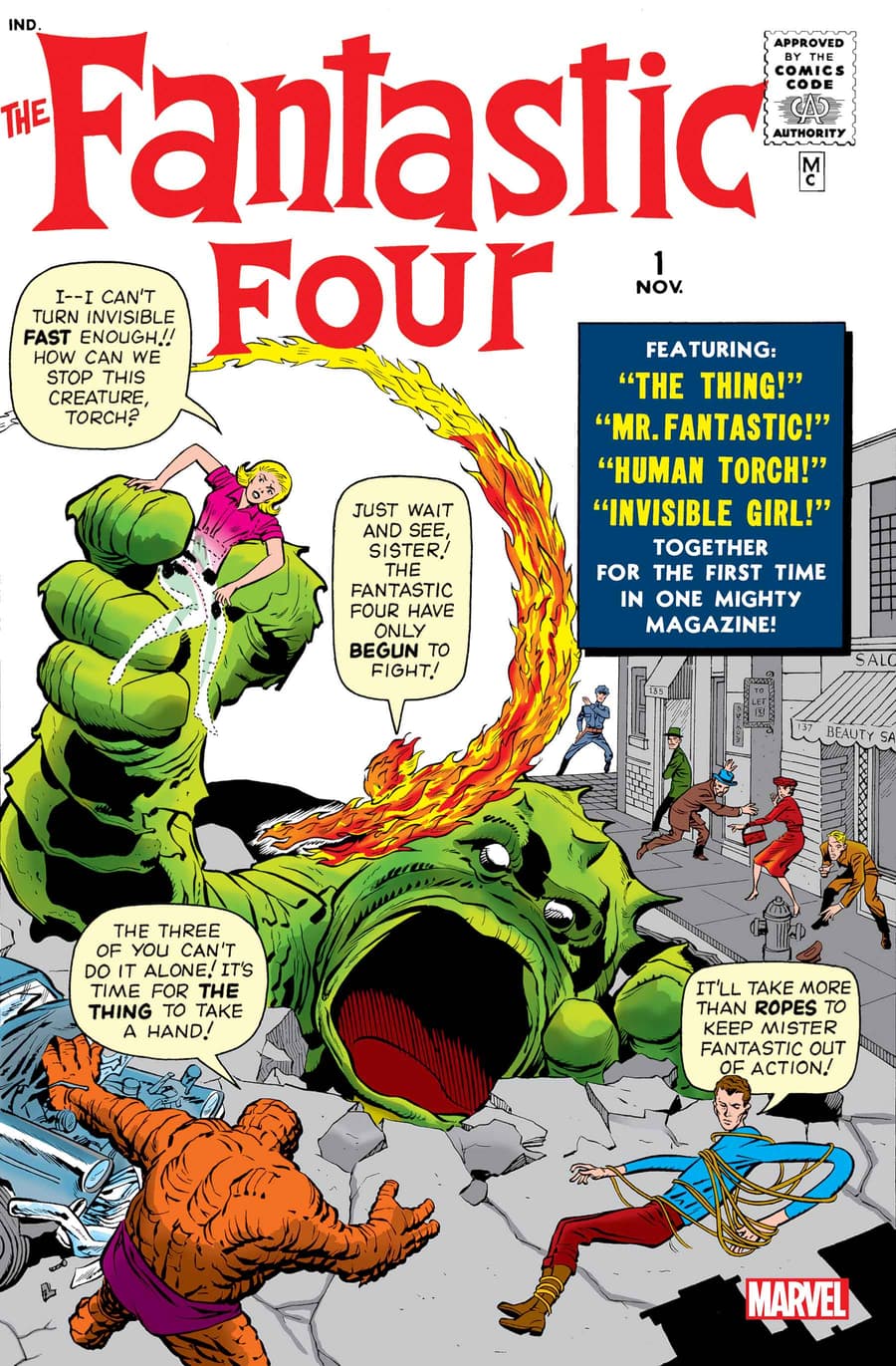 Fantastic Four #1 Cover by Jack Kirby