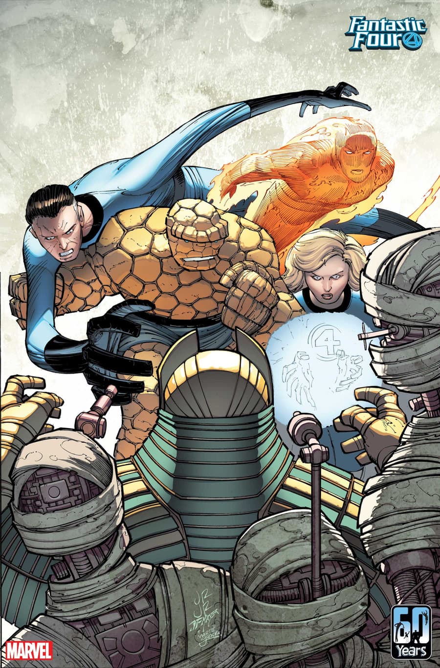 FANTASTIC FOUR #35 preview art by John Romita Jr. and JP Mayer