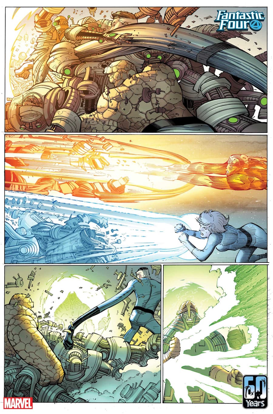 FANTASTIC FOUR #35 preview art by John Romita Jr. and JP Mayer