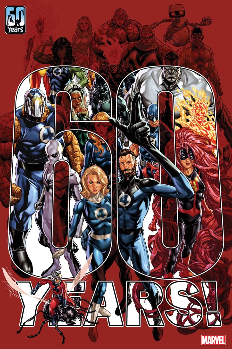 FANTASTIC FOUR #35 cover by Nick Bradshaw and Mark Brooks