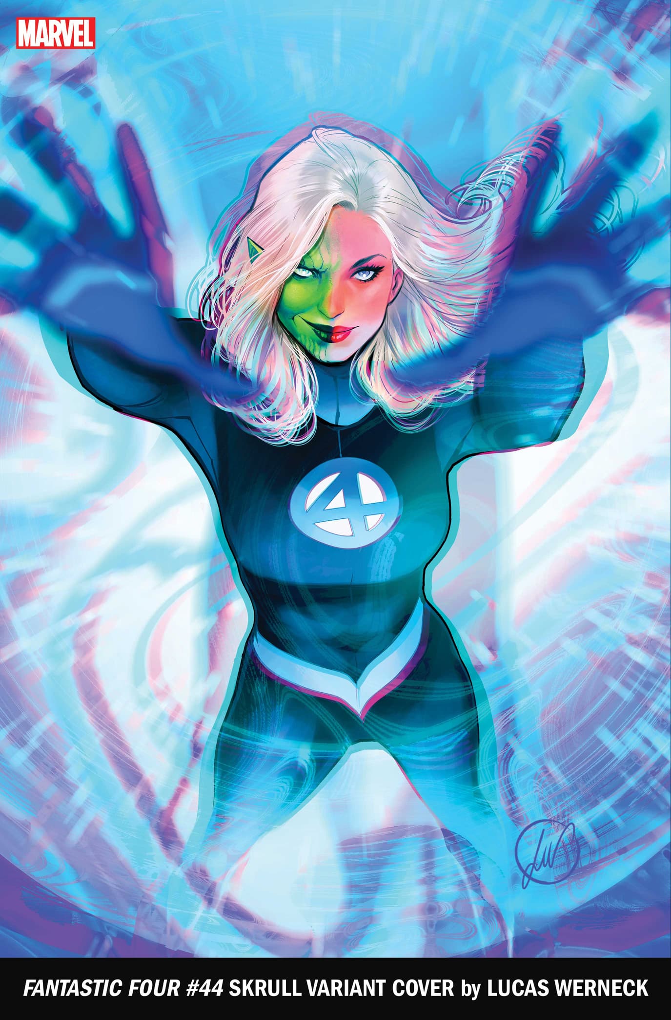 FANTASTIC FOUR #44 SKRULL VARIANT COVER by LUCAS WERNECK
