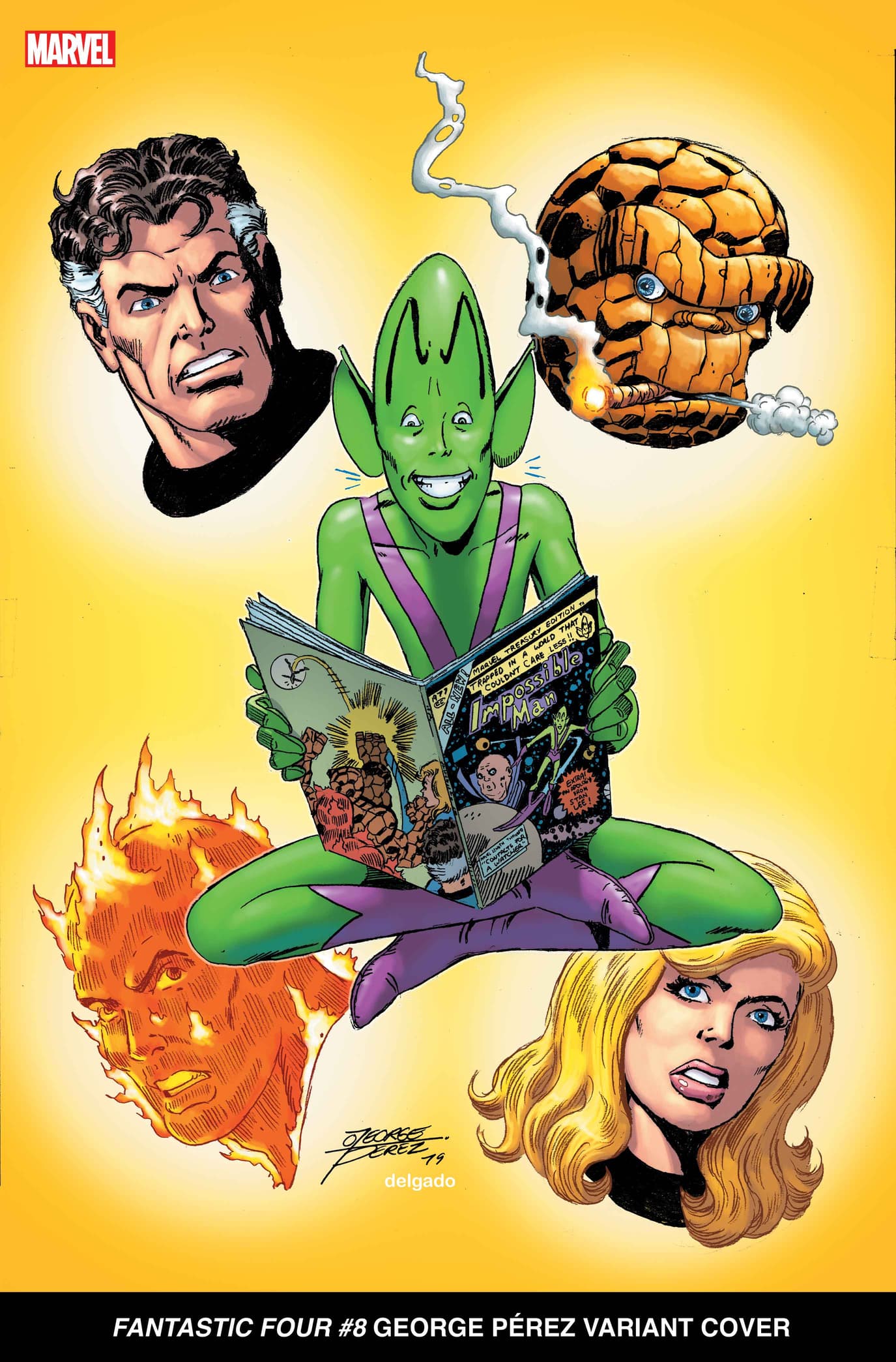 FANTASTIC FOUR #8 Variant Cover by George Perez