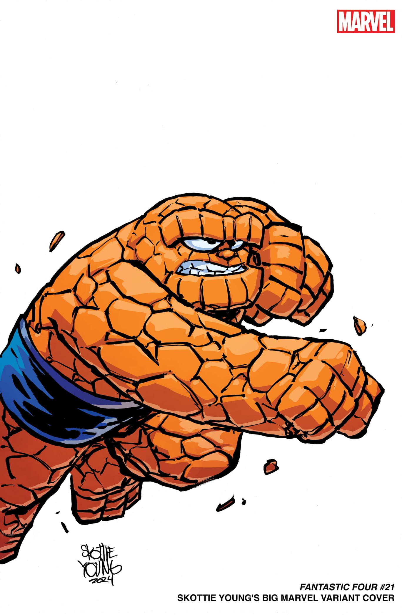 FANTASTIC FOUR #21 Skottie Young's Big Marvel Variant Cover