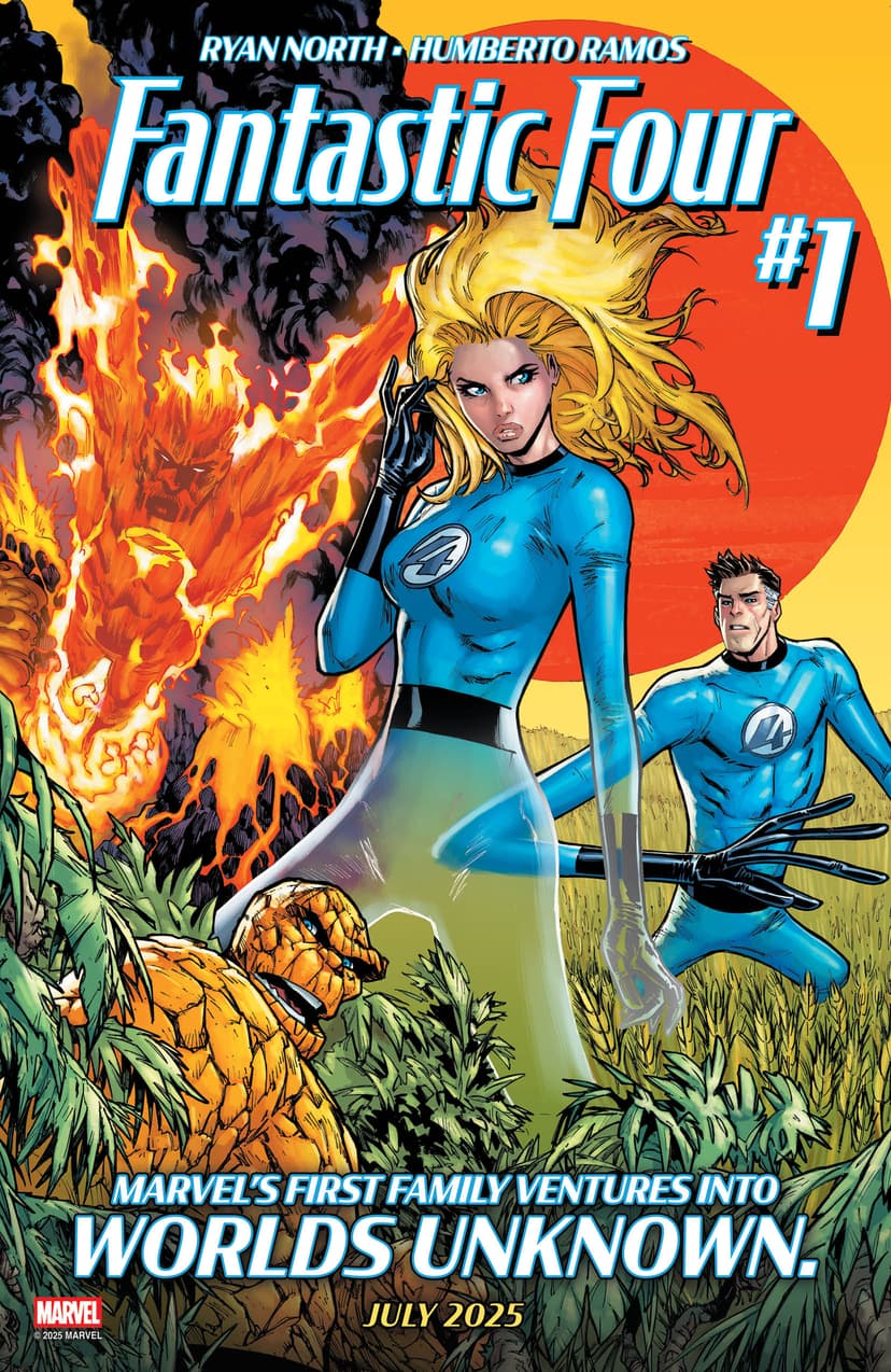 FANTASTIC FOUR #1 Capa de HUMBERTO RAMOS