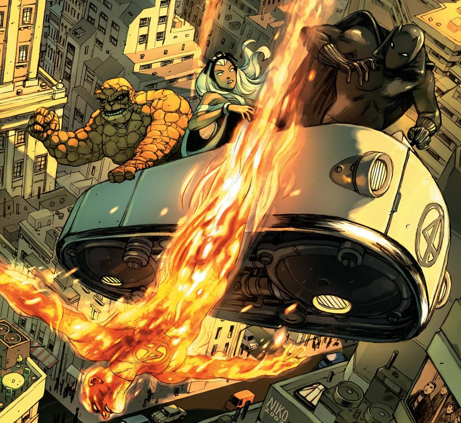 BLACK PANTHER (2005) cover #27 by Niko Henrichon