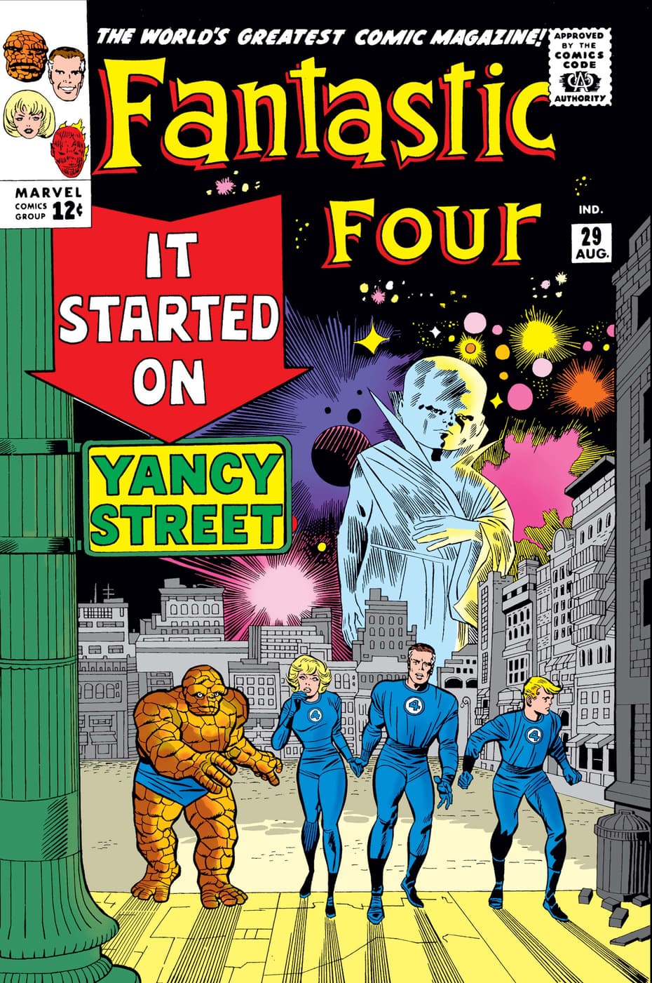 FANTASTIC FOUR (1961) #29 Cover by Jack Kirby