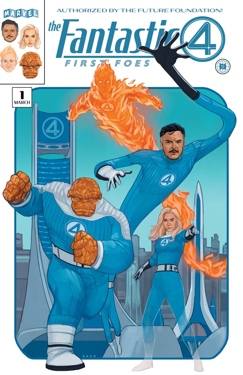 FANTASTIC FOUR: FIRST FOES (2026) #1 cover by Phil Noto