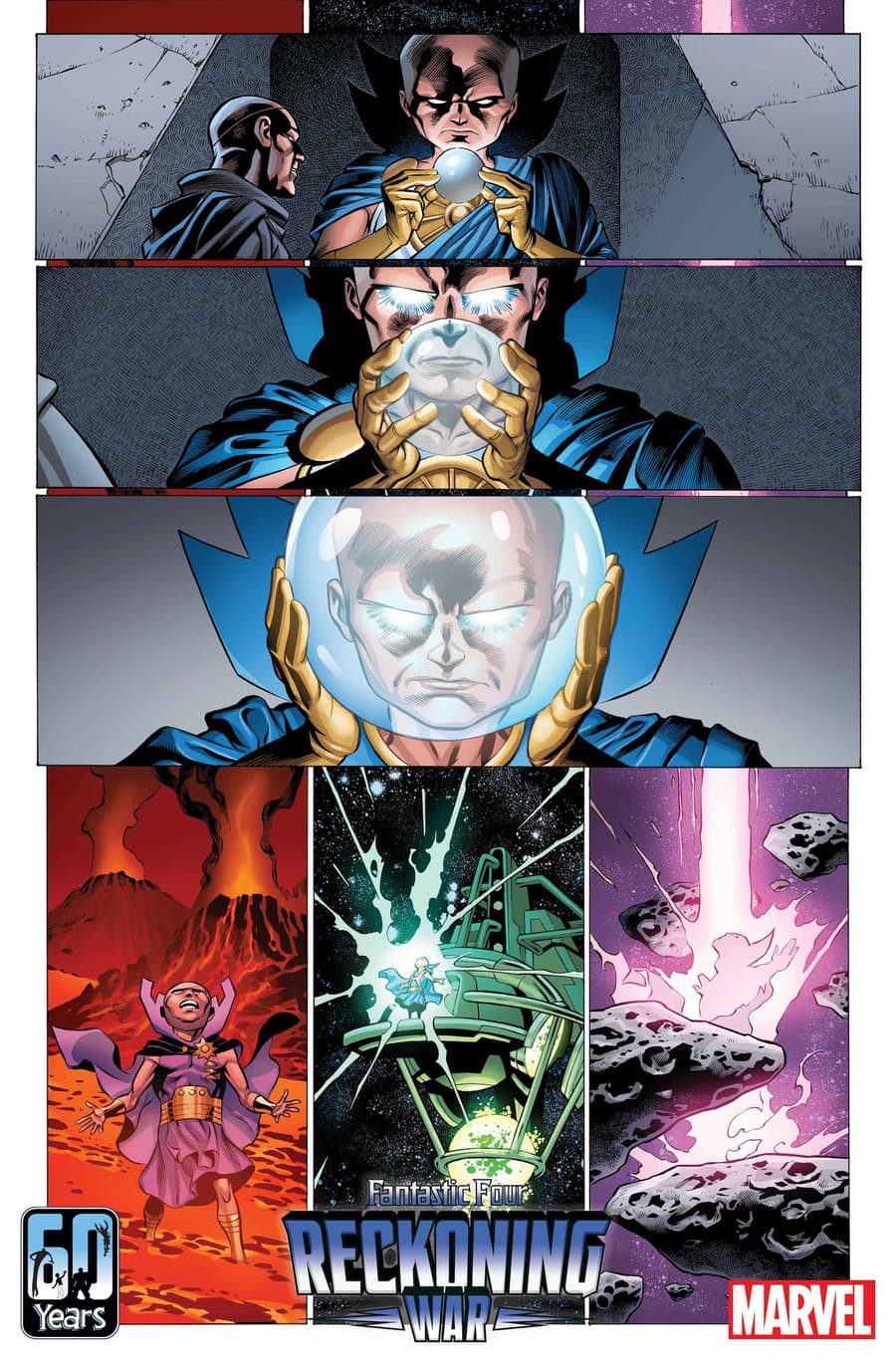 FANTASTIC FOUR: RECKONING WAR ALPHA #1 preview art by Carlos Pacheco with inks by Rafael Fonteriz
