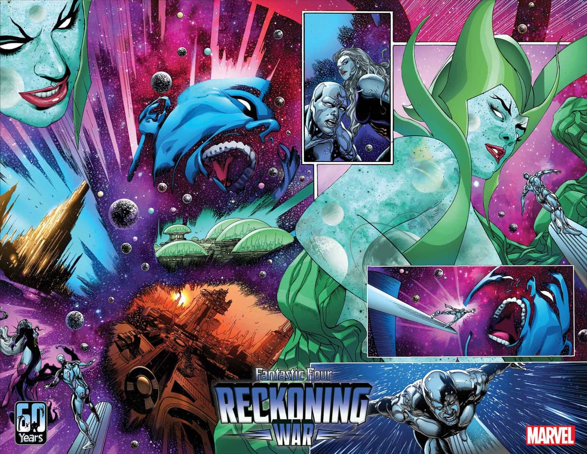 FANTASTIC FOUR: RECKONING WAR ALPHA #1 preview art by Carlos Magno