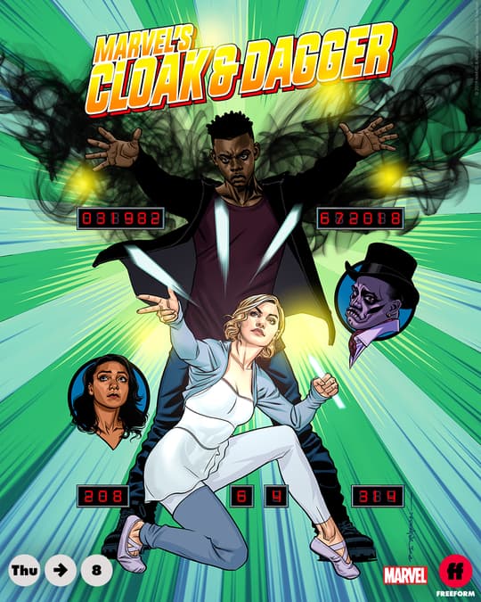 Marvel's Cloak & Dagger 208 poster by Brian Stelfreeze