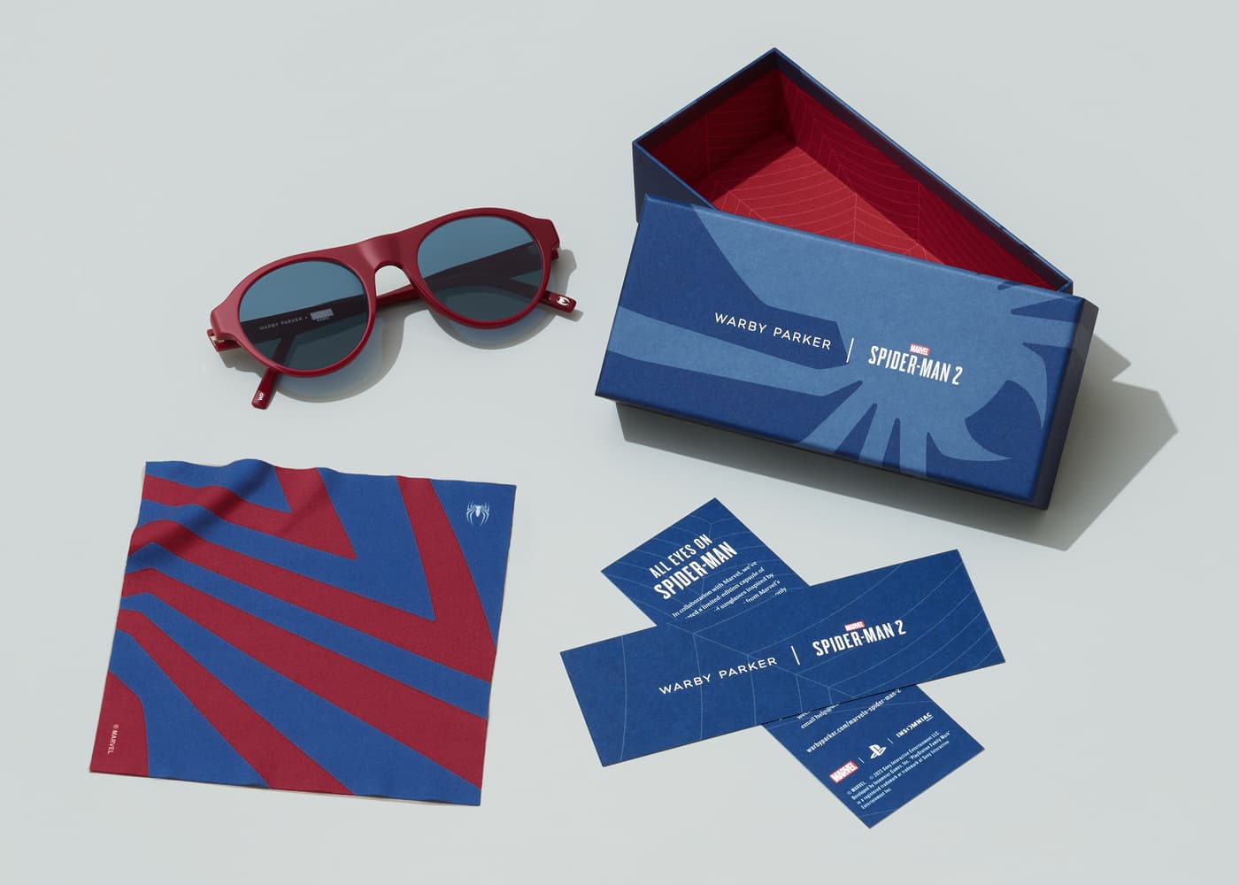 Shop it <a href=https://www.warbyparker.com/eyeglasses/peter-parker/pumpernickel-tortoise?&utm_source=Marvel&utm_medium=referral&utm_campaign=MarvelSpiderMan2&utm_content=GiftGuide-PeterParker>here</a>