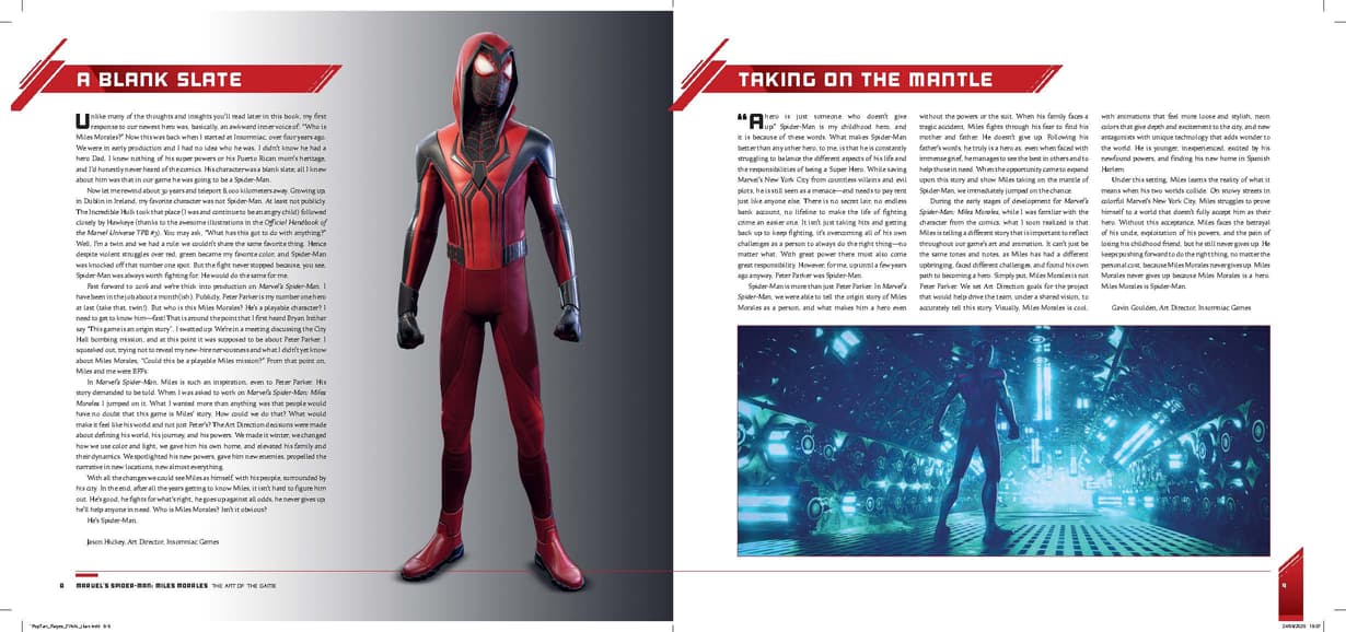 Marvel’s Spider-Man: Miles Morales – The Art of the Game 