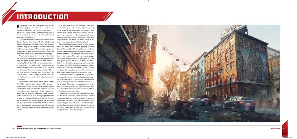 Marvel’s Spider-Man: Miles Morales – The Art of the Game 