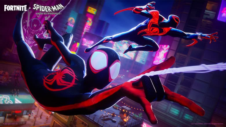 Web Slingers Miles Morales and Spider-Man 2099 Swing into Fortnite