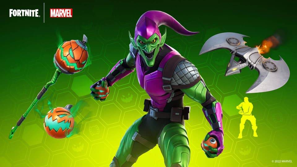 Green Goblin returns to the Fortnite Item Shop