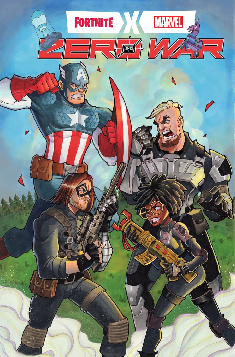 FORTNITE X MARVEL: ZERO WAR #2 variant cover by Chrissie Zullo