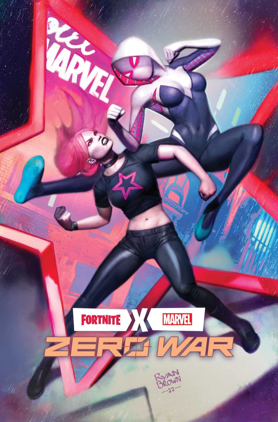 FORTNITE X MARVEL: ZERO WAR #5 Variant Cover by RYAN BROWN
