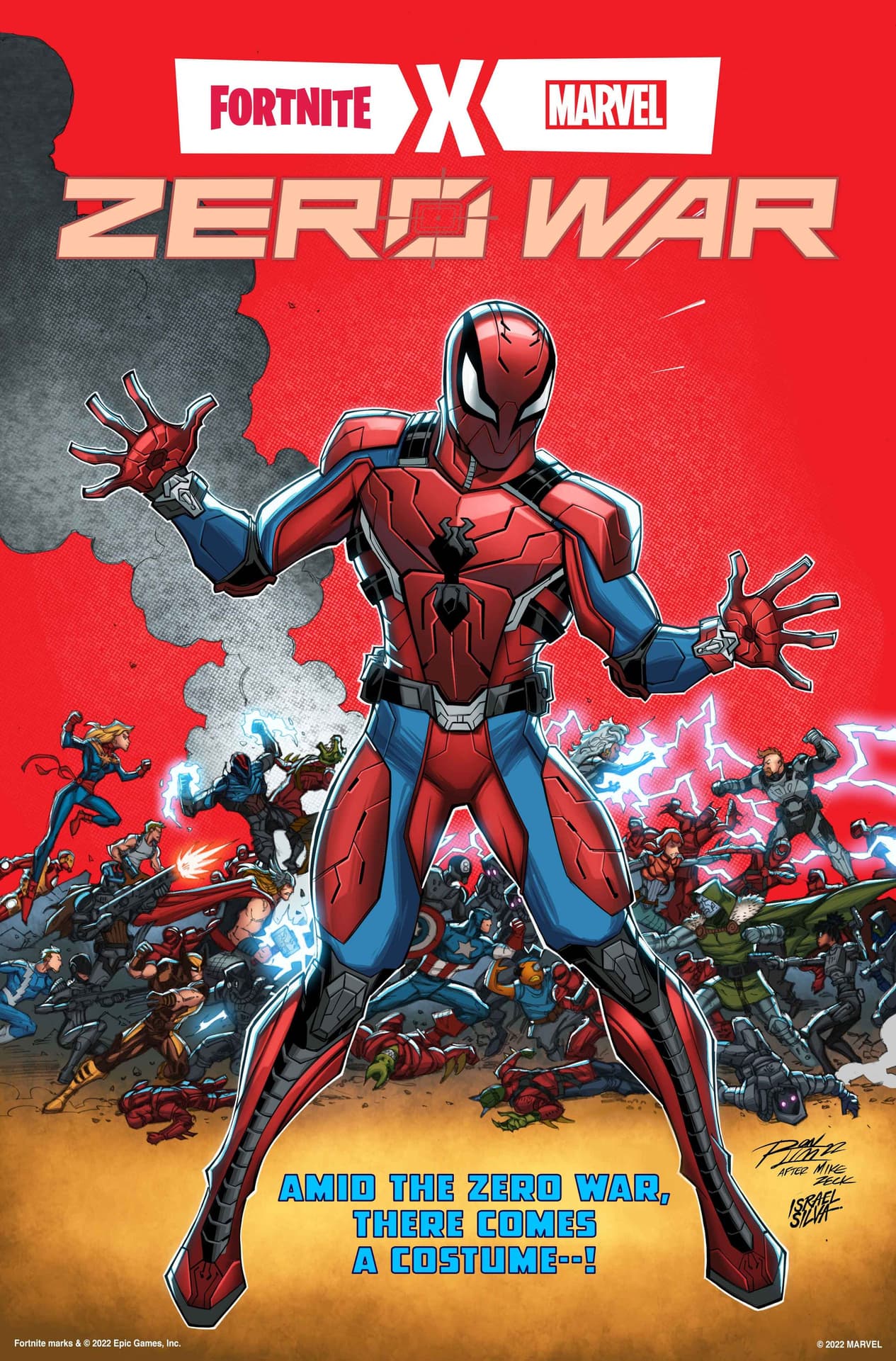 Zero marvel. Человек паук из эпицентра ФОРТНАЙТ. Fortnite человек паук Zero War. Spider-man Zero outfit. Fortnite x Marvel -Zero War Spider-man Zero outfit.