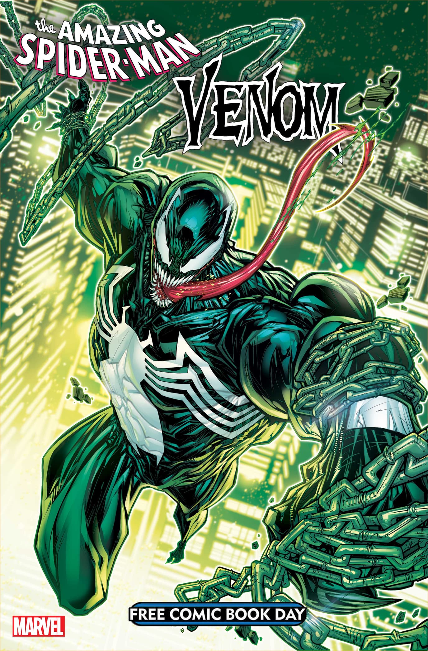 FREE COMIC BOOK DAY: SPIDER-MAN/VENOM #1 Variant Cover by JONBOY MEYERS