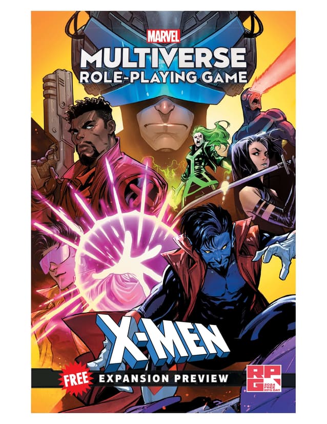 Free RPG Day Marvel Multiverse Role-Playing Game: X-Men Expansion X-Force Chapter