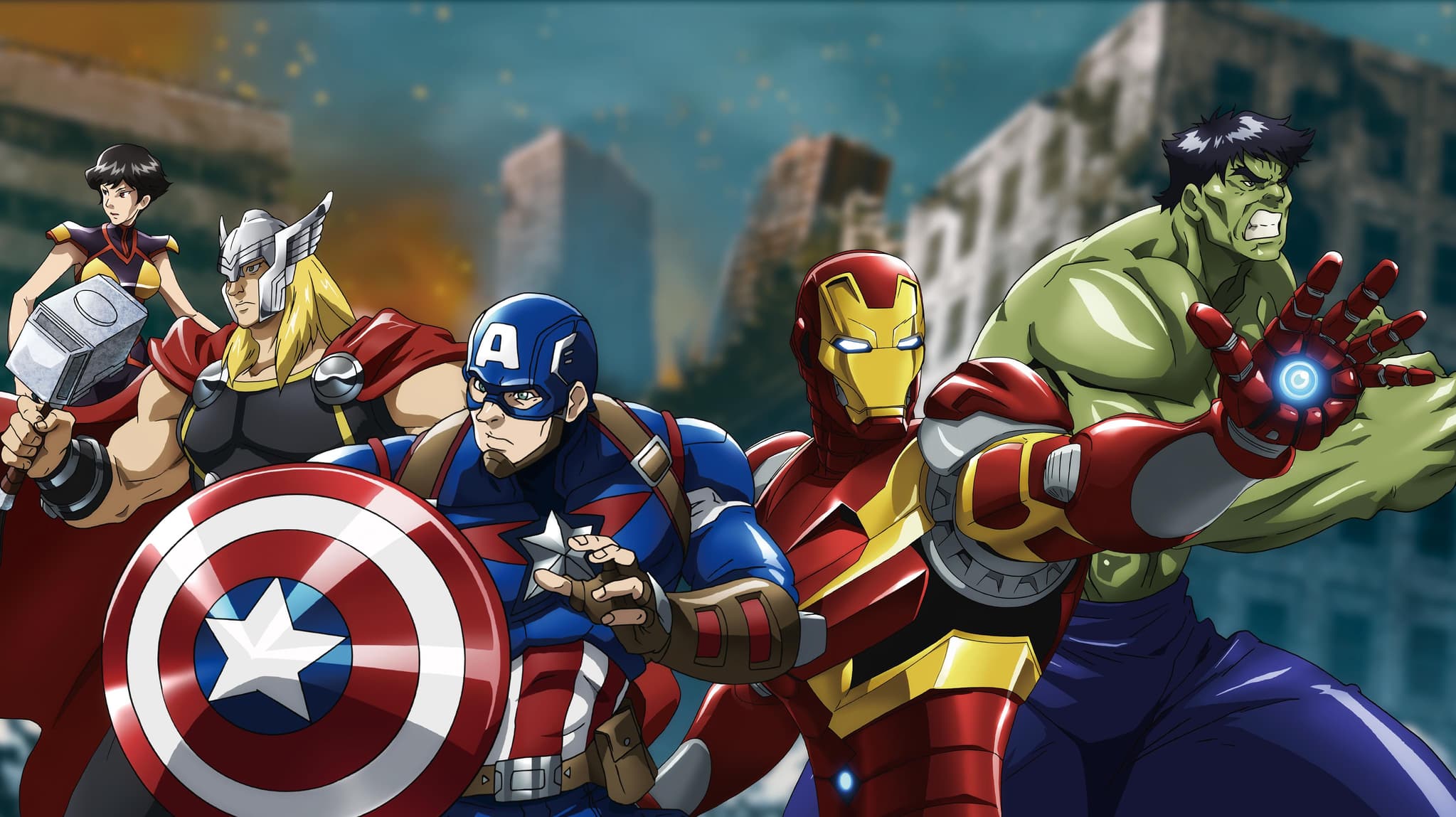 AVENGERS as ANIME CHARACTERS by Youtuber 