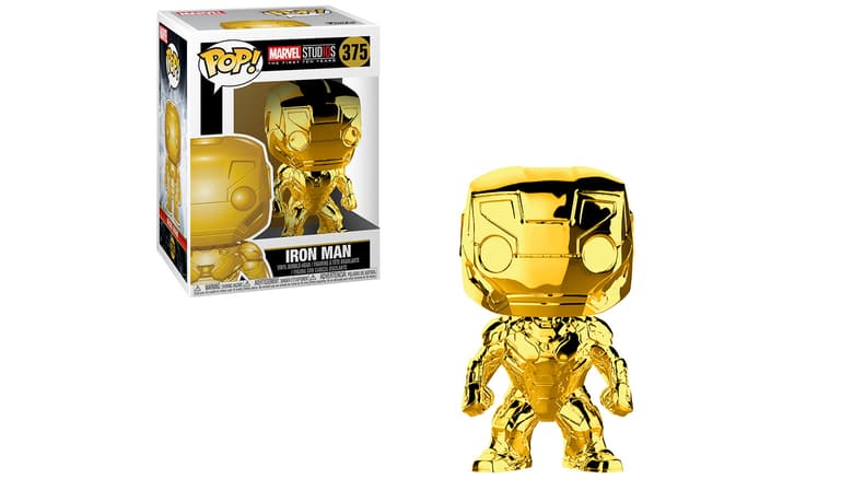 Iron Man Marvel Studios 10 Chrome Funko Pop!