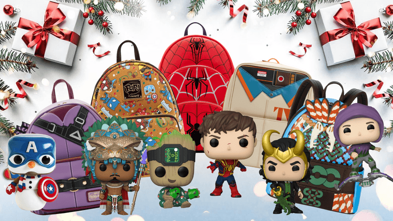 Pack 4 Funko Pop! Navidad Marvel Exclusivo