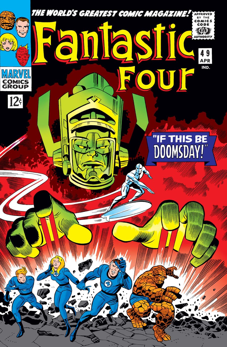 Fantastic Four (1961) #49 Galactus Silver Surfer Fantastic Four