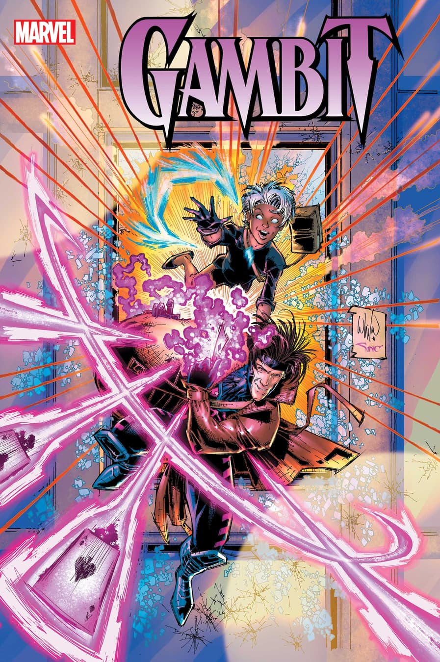 GAMBIT #1 cover by Whilce Portacio & Alex Sinclair