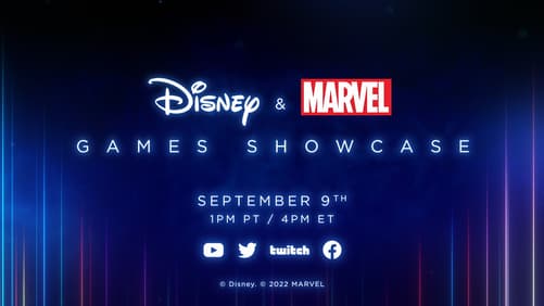 Disney & Marvel GAMES SHOWCASE September 9th 1PM PT / 4PM ET