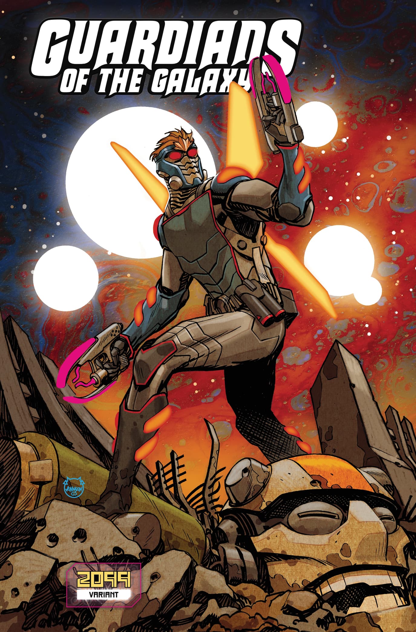GUARDIANS OF THE GALAXY #11 variant art by Dave Johnson