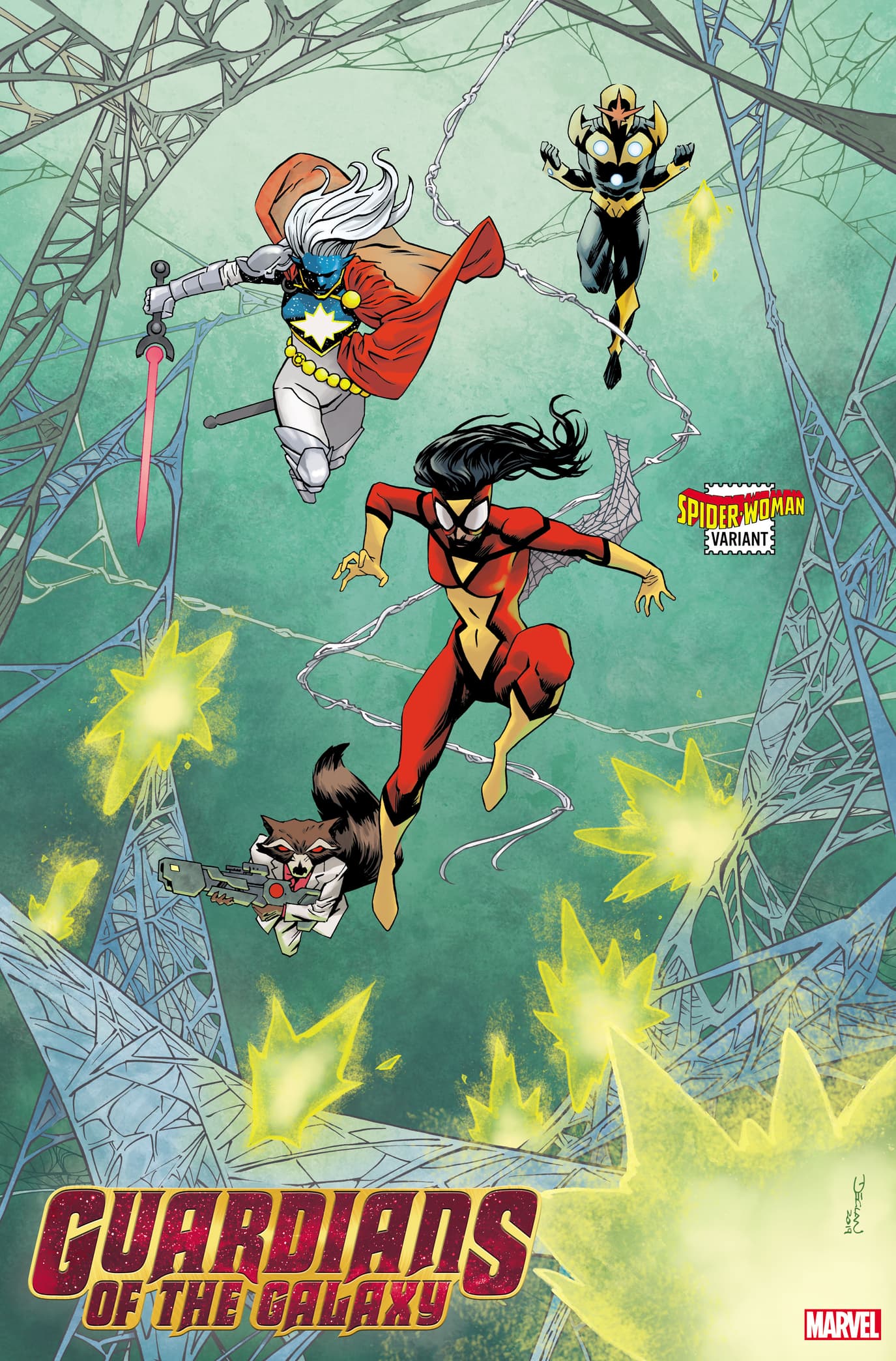 GUARDIANS OF THE GALAXY #3 SPIDER-WOMAN VARIANT by DECLAN SHALVEY